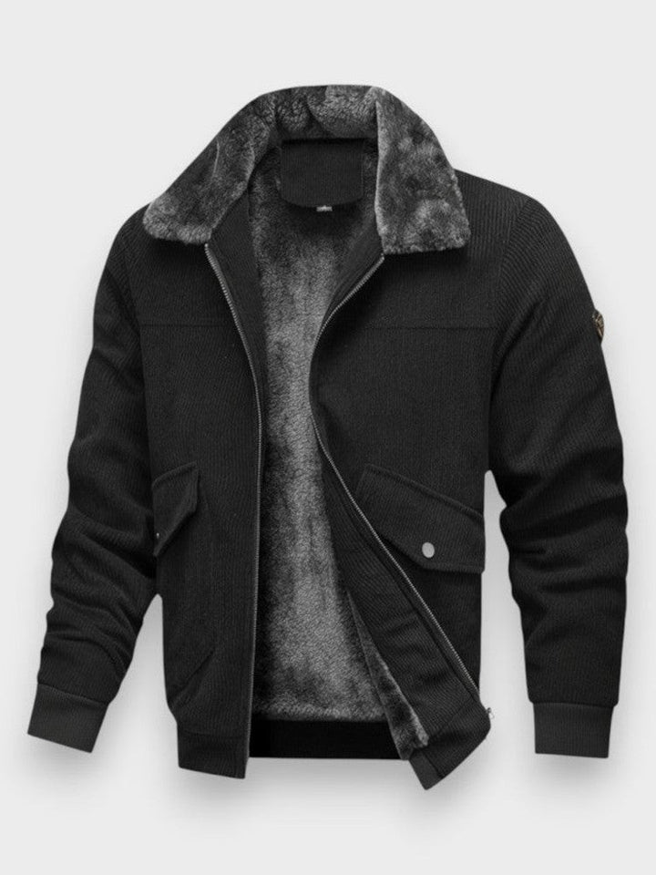 Rodolfo | Chaqueta bomber con cuello de borreguillo