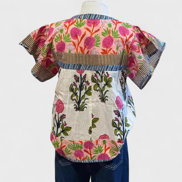 Uriella | Blusa boho bordada