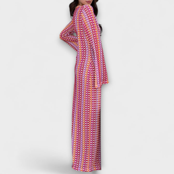 Elina | Vestido maxi con escote en V
