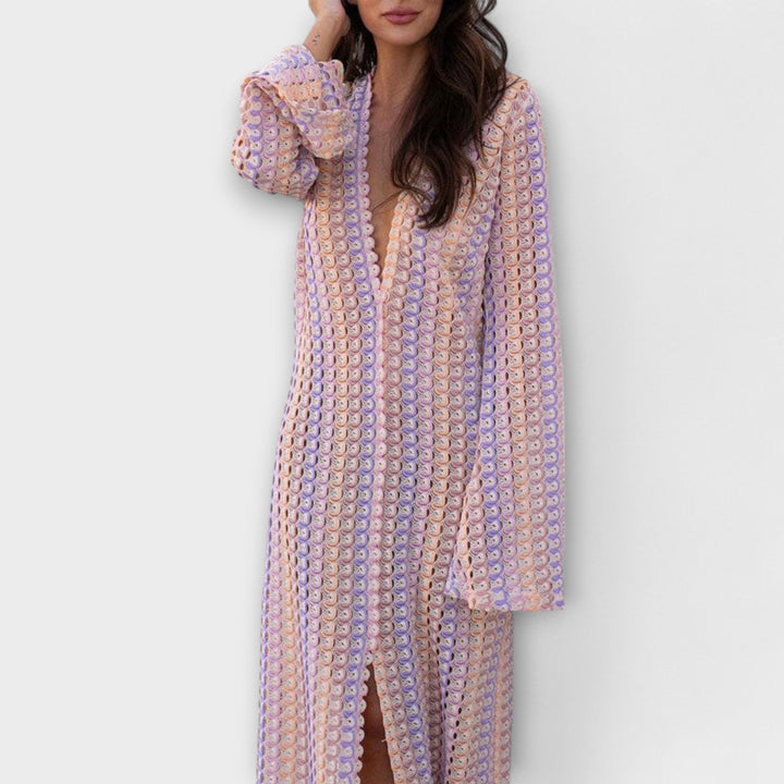 Elina | Vestido maxi con escote en V