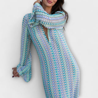 Elina | Vestido maxi con escote en V