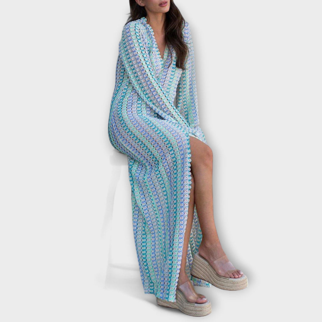 Elina | Vestido maxi con escote en V