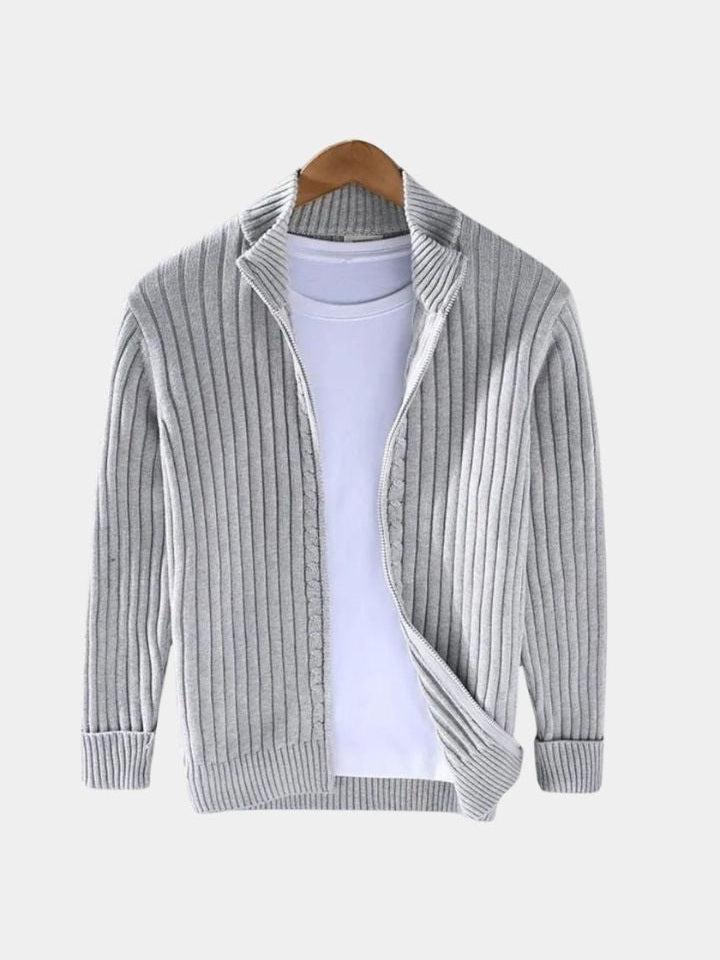 Aarón | Chaqueta de punto con cremallera