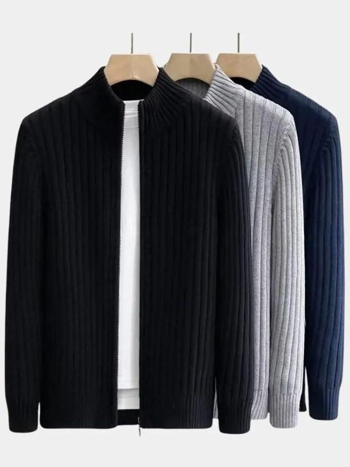 Aarón | Chaqueta de punto con cremallera