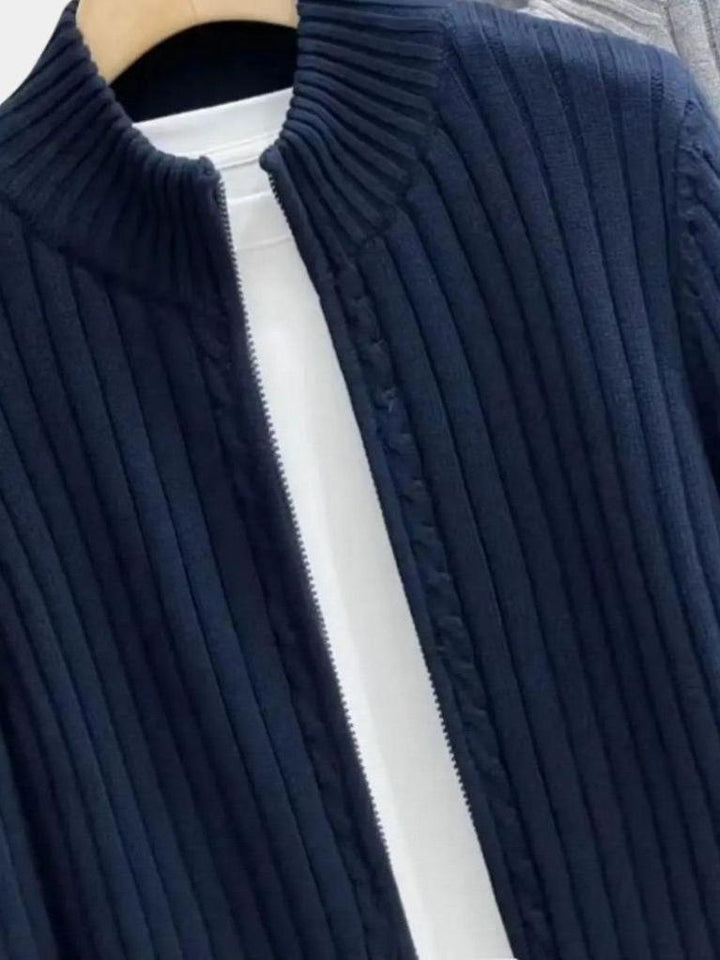 Aarón | Chaqueta de punto con cremallera
