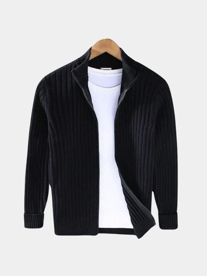 Aarón | Chaqueta de punto con cremallera