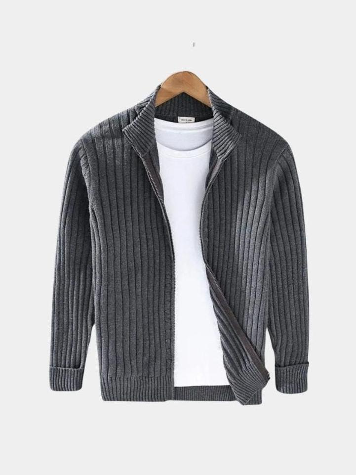 Aarón | Chaqueta de punto con cremallera