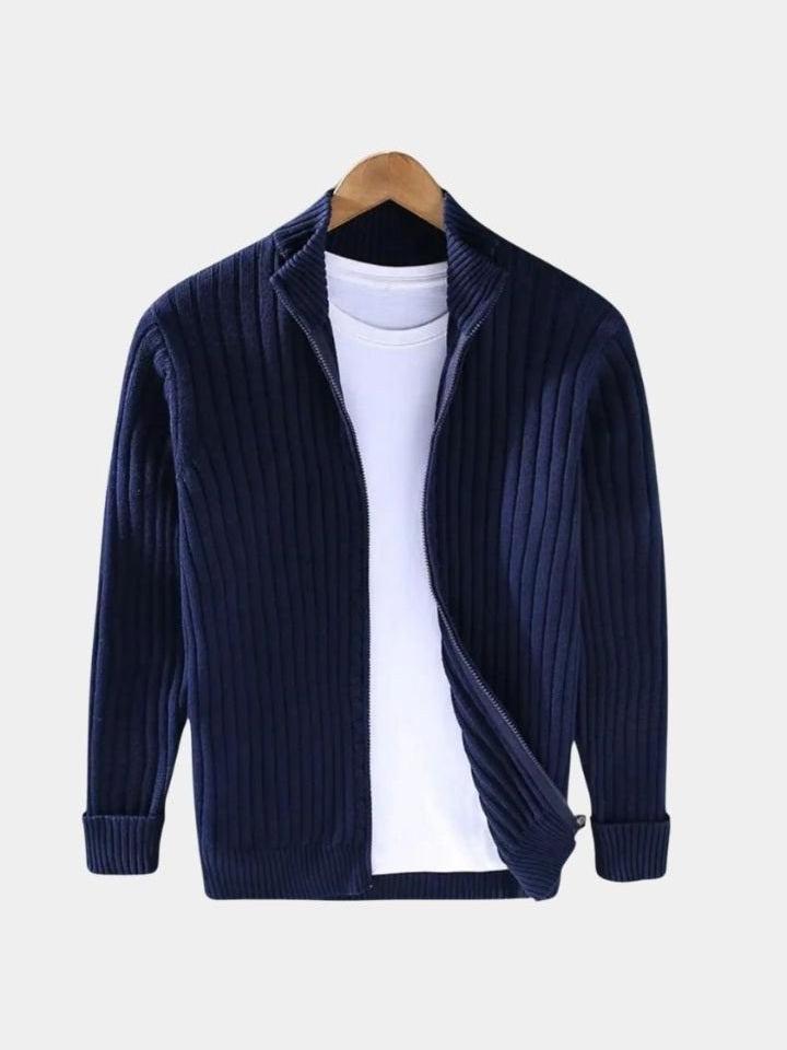 Aarón | Chaqueta de punto con cremallera