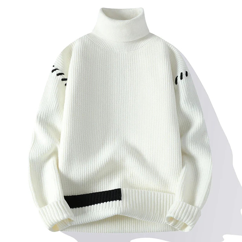 Eliseo | Chaleco patchwork de cuello alto