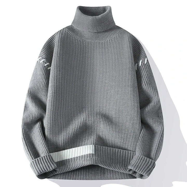 Eliseo | Chaleco patchwork de cuello alto