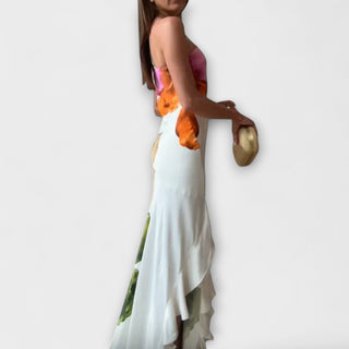 Marisol | Vestido maxi patchwork