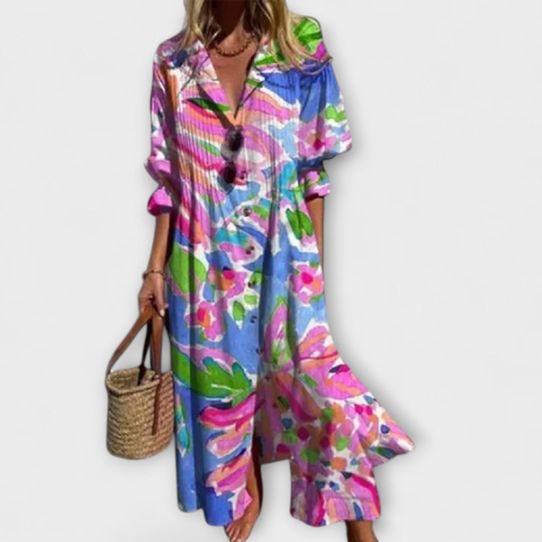 Lila | Vestido maxi favorecedor