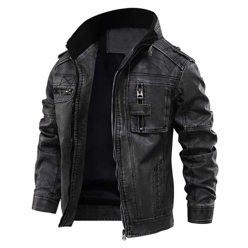 Raúl | Chaqueta de invierno efecto piel