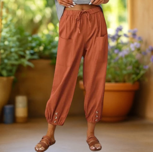 Dalma | Pantalón harem con cordón