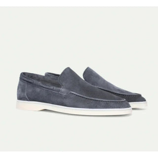 Benito | Mocasines efecto ante gris