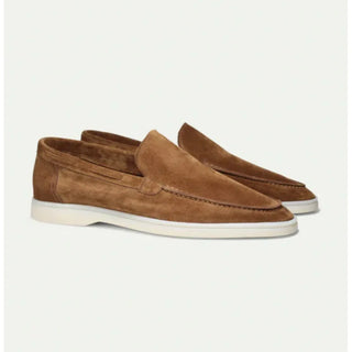 Benito | Mocasines efecto ante gris