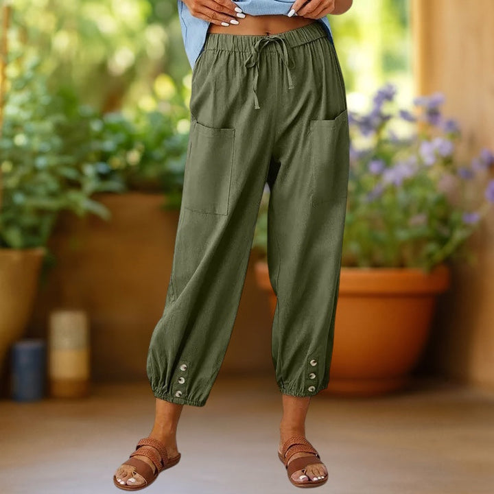 Dalma | Pantalón harem con cordón