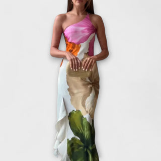 Marisol | Vestido maxi patchwork
