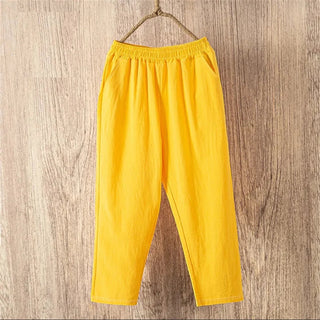 Roberta | Pantalón capri de lino