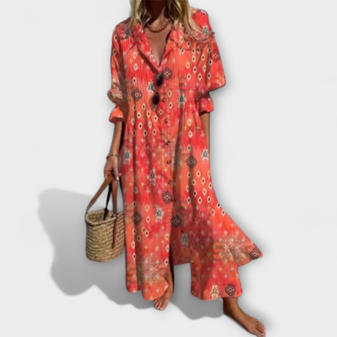 Lila | Vestido maxi favorecedor