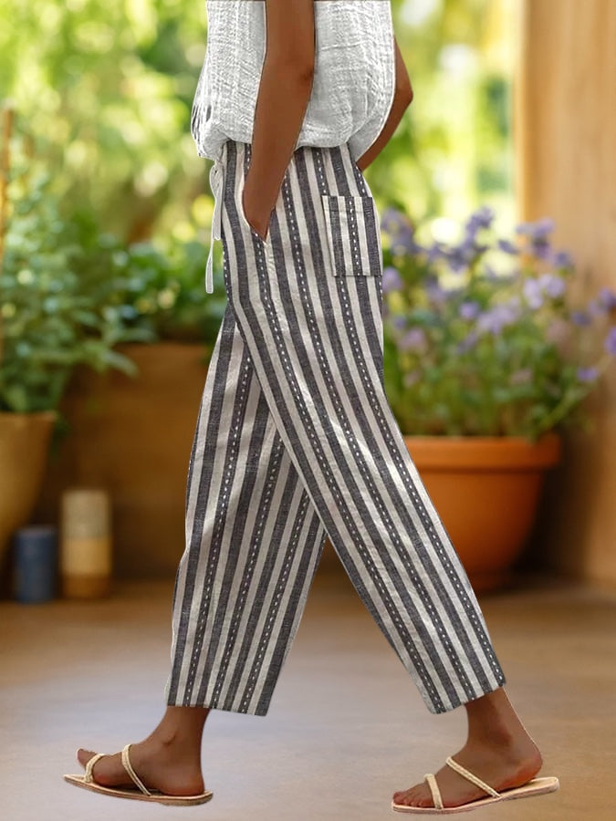 Pepa | Pantalón boho tobillero