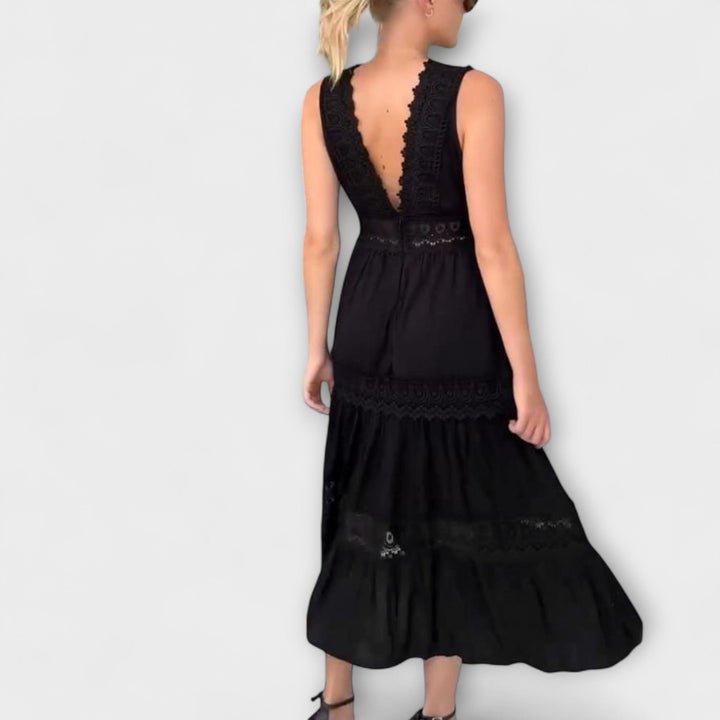 Aurélie | Vestido de encaje con escote en V