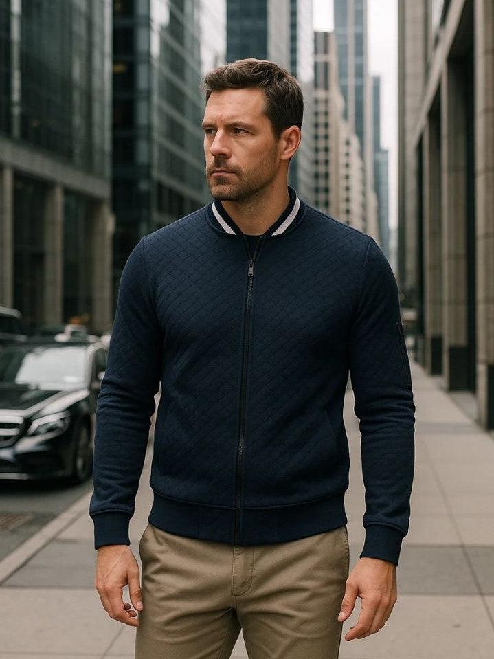 Genaro | Chaqueta bomber texturizada
