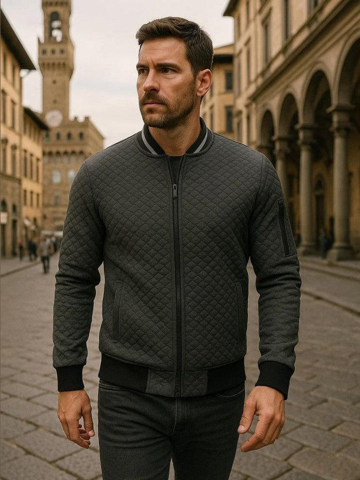 Genaro | Chaqueta bomber texturizada