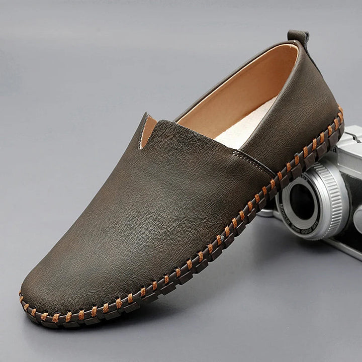 Eusebio | Mocasines clásicos marrón oscuro
