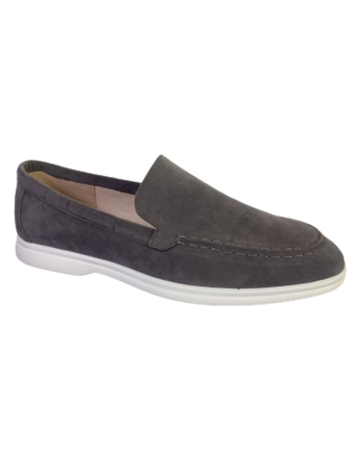 Benito | Mocasines efecto ante gris