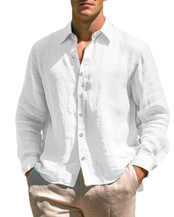 Hernán | Camisa casual de lino