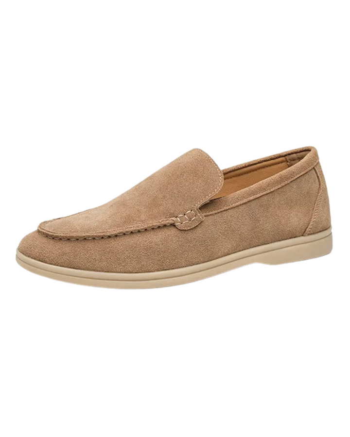Baltasar | Mocasines efecto ante color caramelo