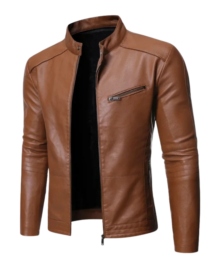 Luis | Chaqueta elegante efecto piel