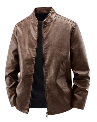 Juan | Chaqueta motera efecto piel