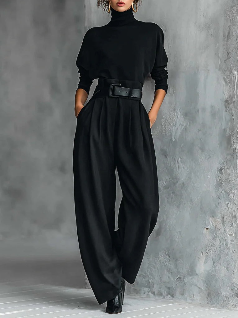 Rut | Conjunto negro con cinturón