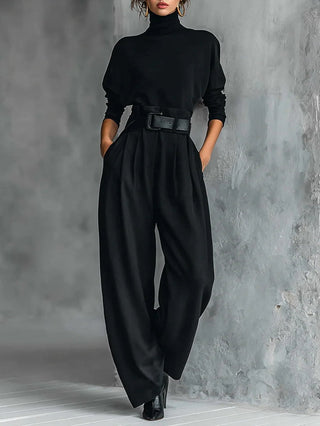 Rut | Conjunto negro con cinturón