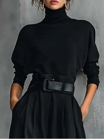 Rut | Conjunto negro con cinturón