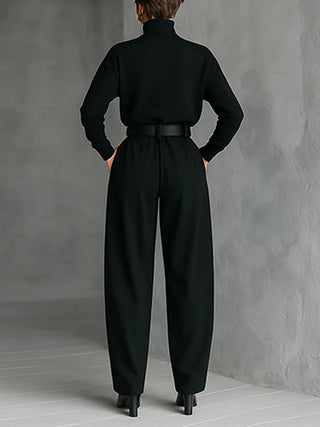 Rut | Conjunto negro con cinturón