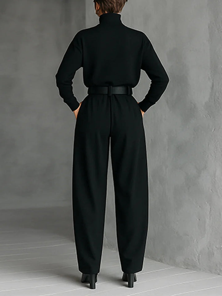 Rut | Conjunto negro con cinturón