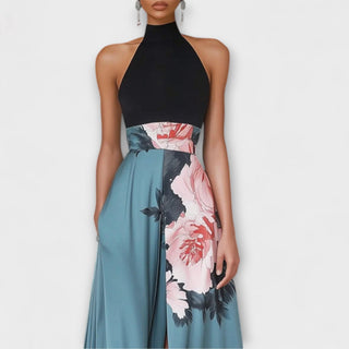 Saray | Vestido maxi floral de corte A