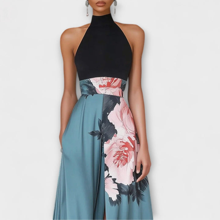 Saray | Vestido maxi floral de corte A