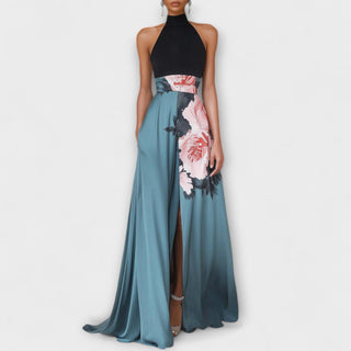 Saray | Vestido maxi floral de corte A