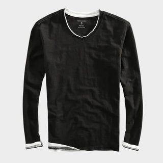 Mario | Camiseta de manga larga con cuello en V