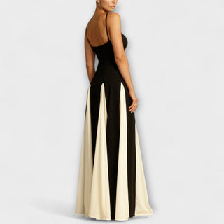 Ember | Vestido maxi con paneles de tul