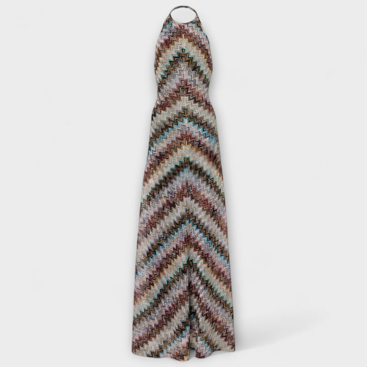 Reese | Vestido de punto en espiga multicolor