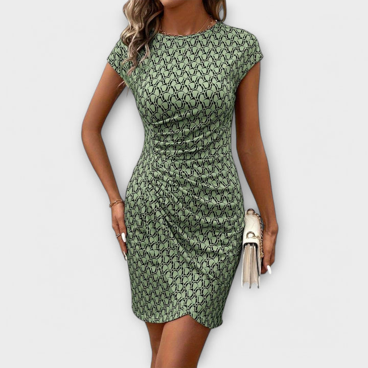 Julieta | Vestido tulipán estampado