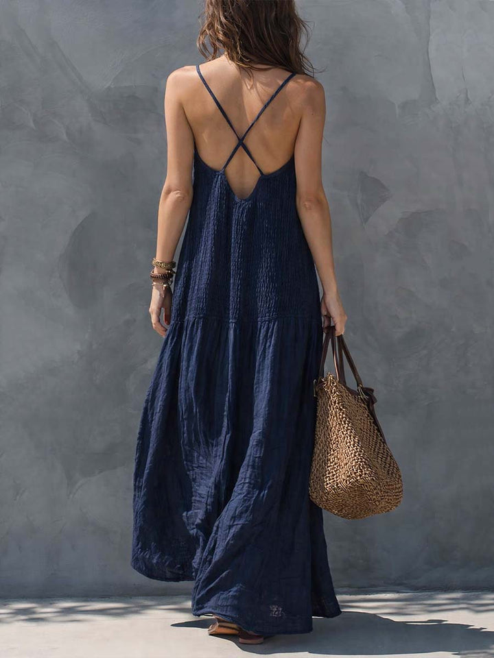 Leila | Vestido maxi patchwork