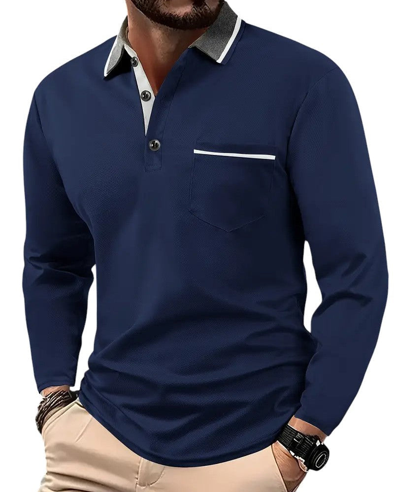 Larsen | Polo de manga larga