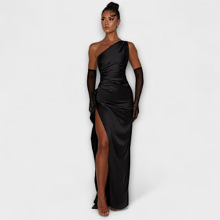 Felicitas | Vestido maxi de un hombro