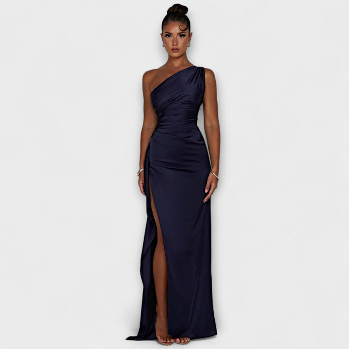 Felicitas | Vestido maxi de un hombro